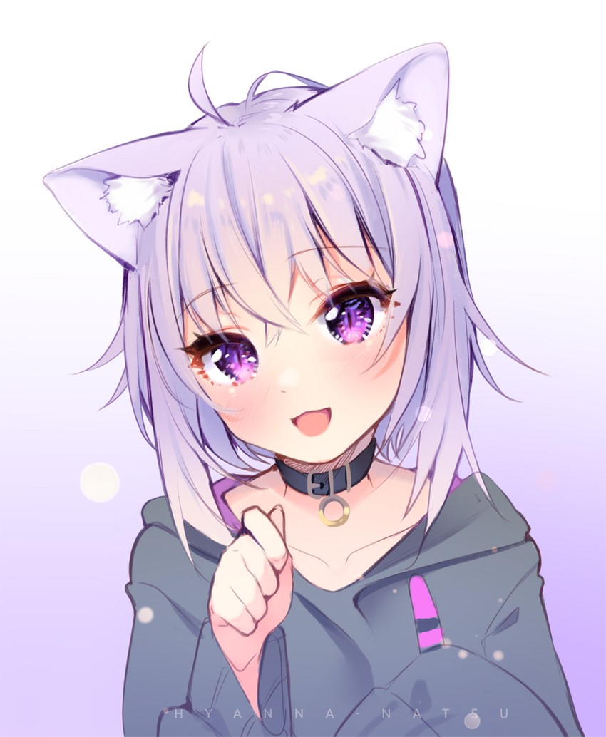 nekomata okayu (hololive) drawn by hyanna-natsu