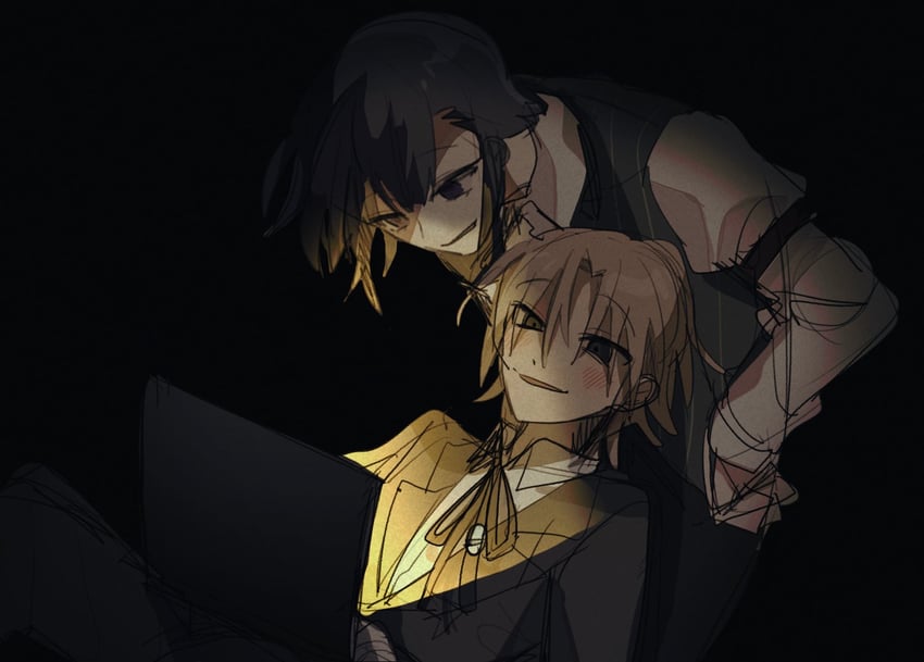 higuchi maya and nakahara satori (no salvation) drawn by cousin_06