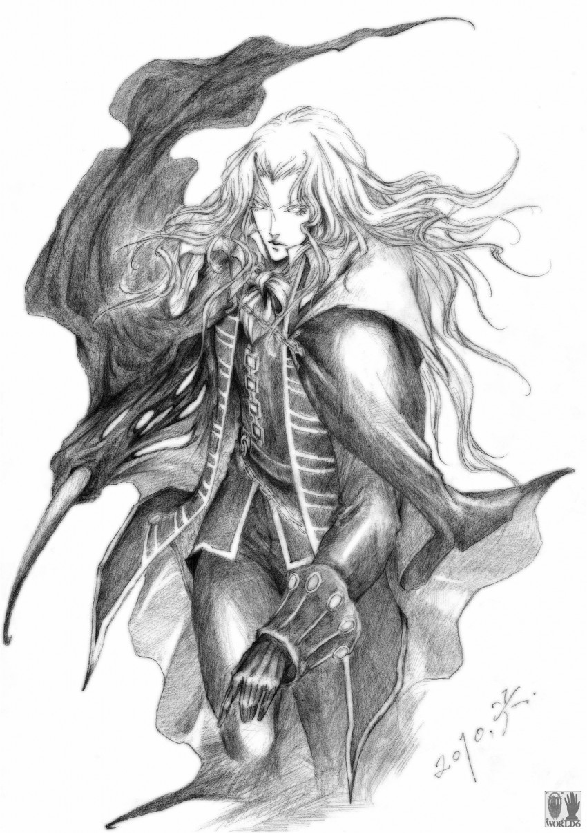 alucard (castlevania and 1 more) drawn by daburoku