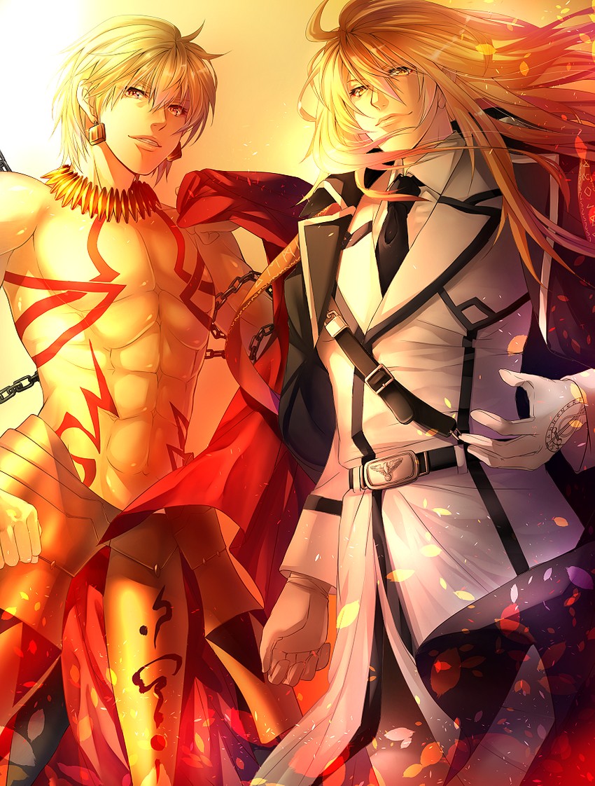 gilgamesh, reinhard heydrich, and reinhard tristan eugen heydrich (fate and 3 more) drawn by hatori_mia