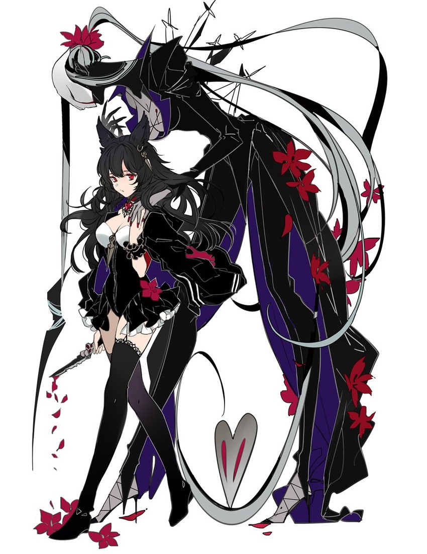 nier and death (granblue fantasy) drawn by suou_(sdurorhr)