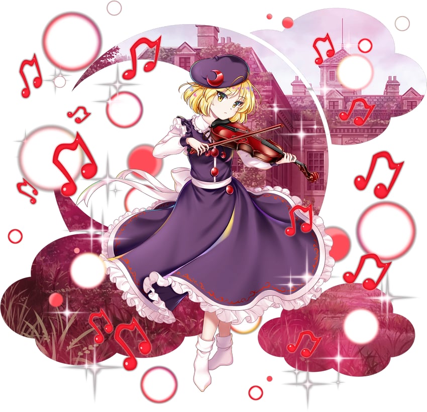 lunasa prismriver (touhou and 1 more) drawn by rotte_(1109)