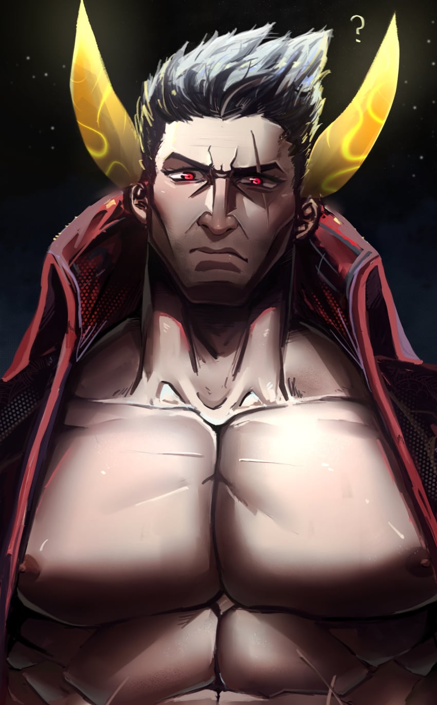 darius and lunar beast darius (league of legends) drawn by silver_(ordinary_1)