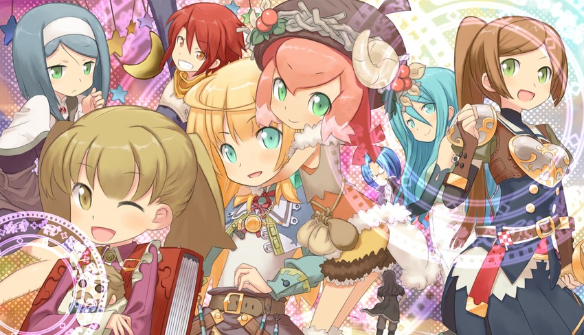 noora brandor, keke, sirkka bjorn, karuna astarra, mellow, and 2 more (noora to toki no koubou) drawn by buntan