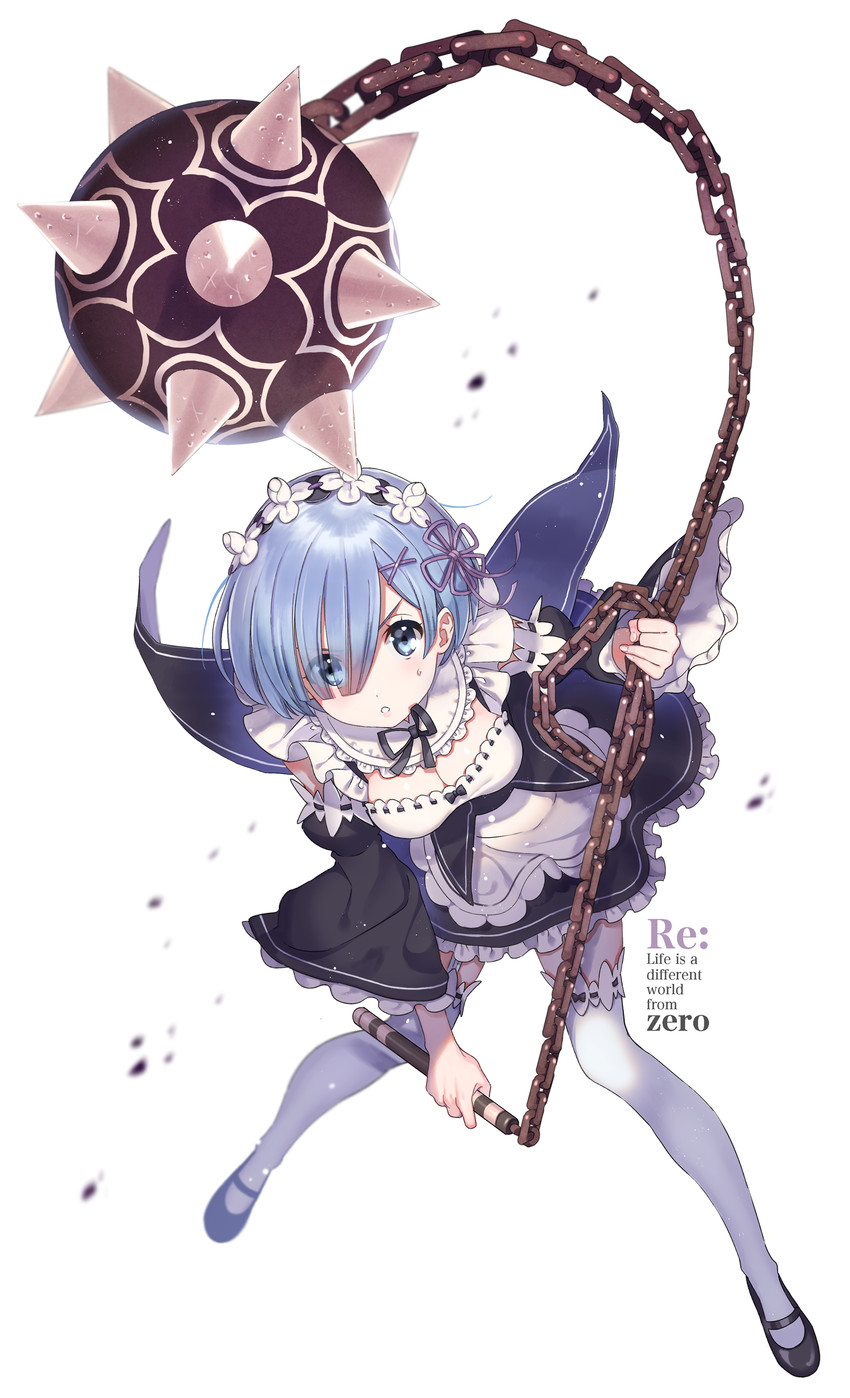 rem (re:zero kara hajimeru isekai seikatsu) drawn by shirakino