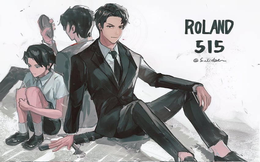 roland (project moon and 1 more) drawn by aritinasy