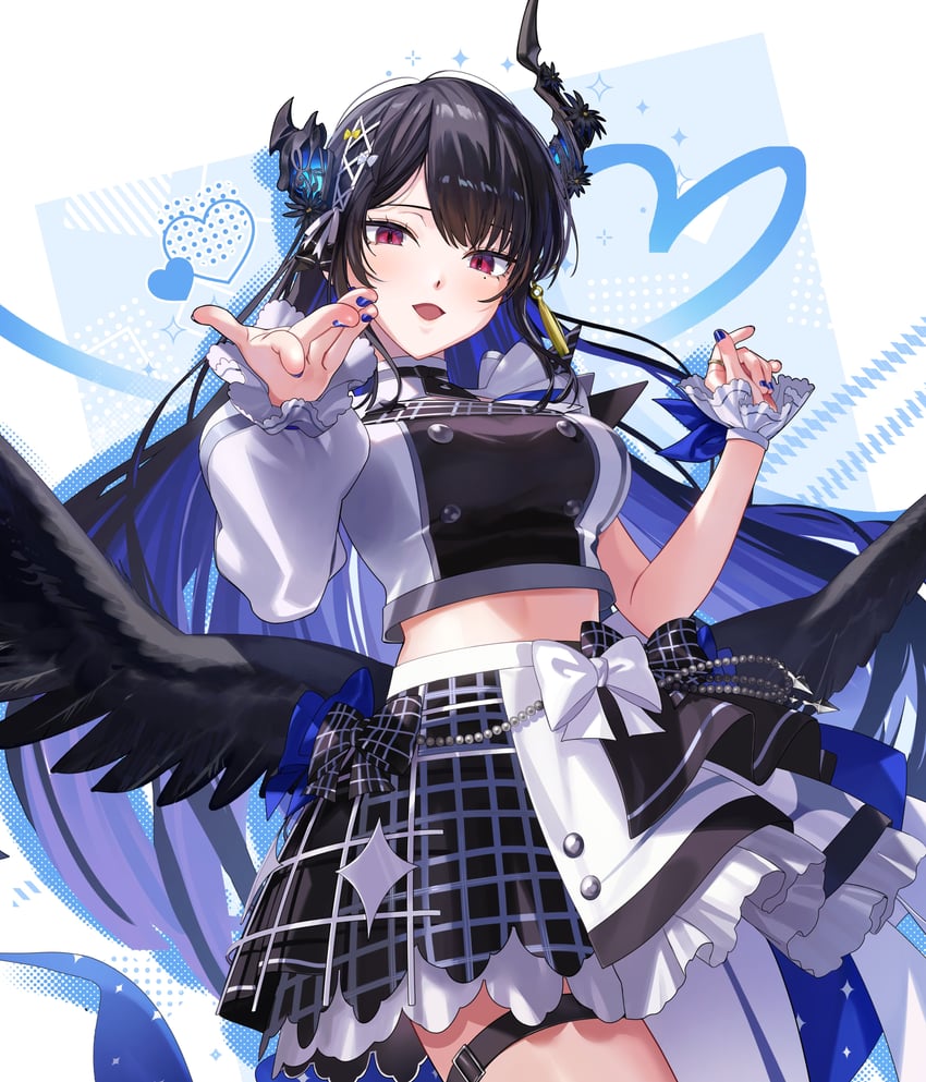 nerissa ravencroft (hololive and 1 more) drawn by yomosaka