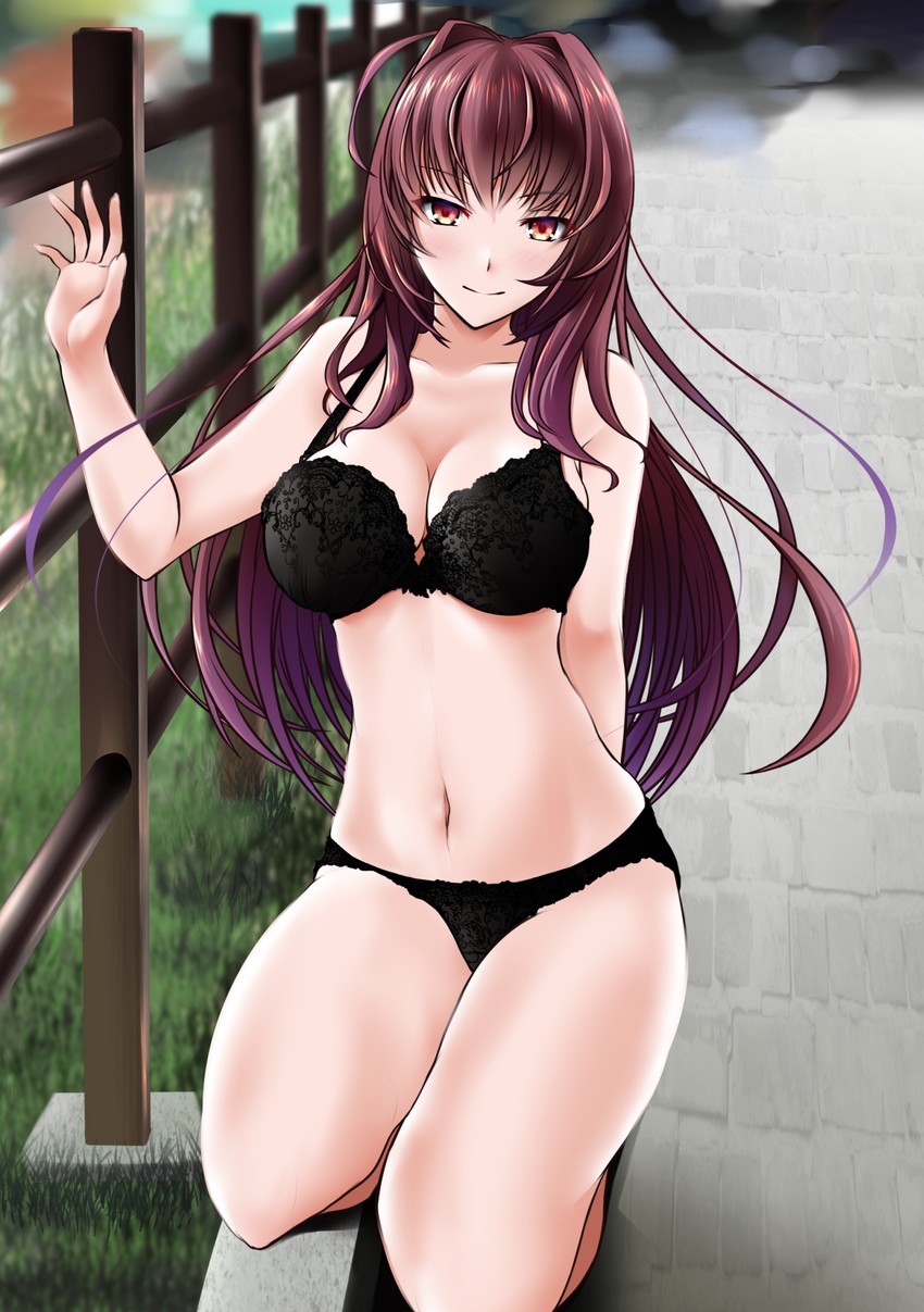 scathach (fate and 1 more) drawn by yumi_(careca398)