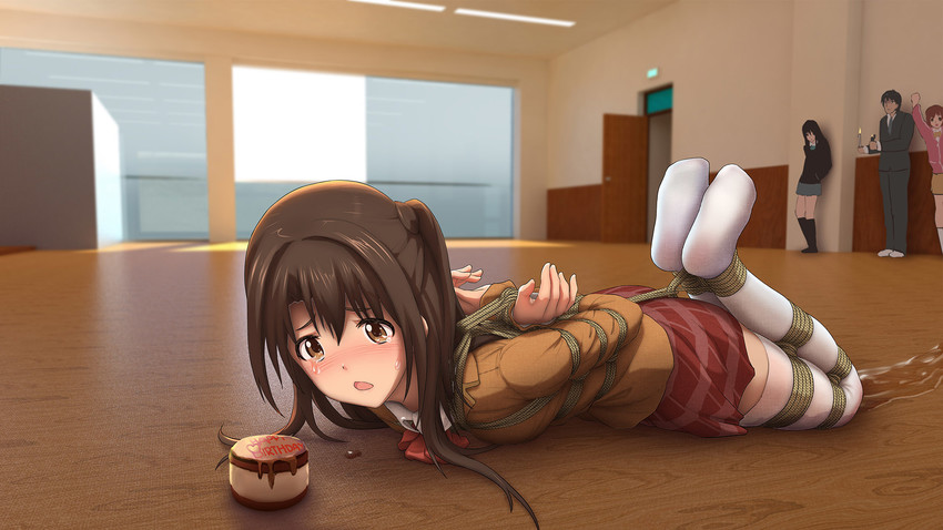 producer, shibuya rin, shimamura uzuki, and honda mio (idolmaster and 1 more) drawn by himitsu_(hi_mi_tsu_2)