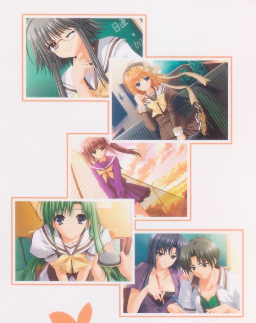 shigure asa, fuyou kaede, mayumi thyme, tsuchimi rin, benibara nadeshiko, and 1 more (shuffle! and 1 more) drawn by nishimata_aoi and suzuhira_hiro