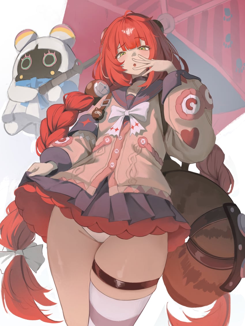 ukinami yuzuha and miss esme (zenless zone zero) drawn by crunchy_(namtaehyeon1234)
