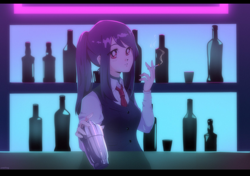 jill stingray (va-11 hall-a) drawn by orekifag