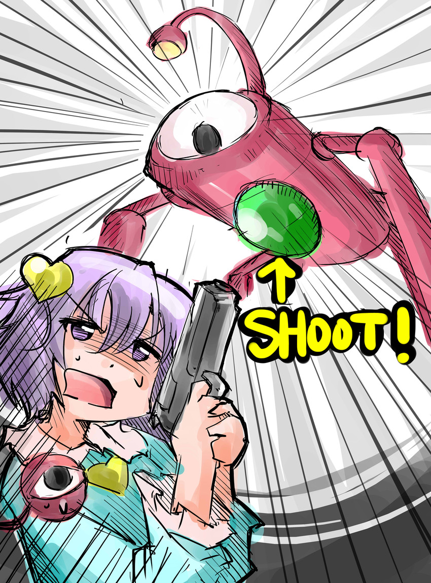 komeiji satori (touhou and 1 more) drawn by shinapuu