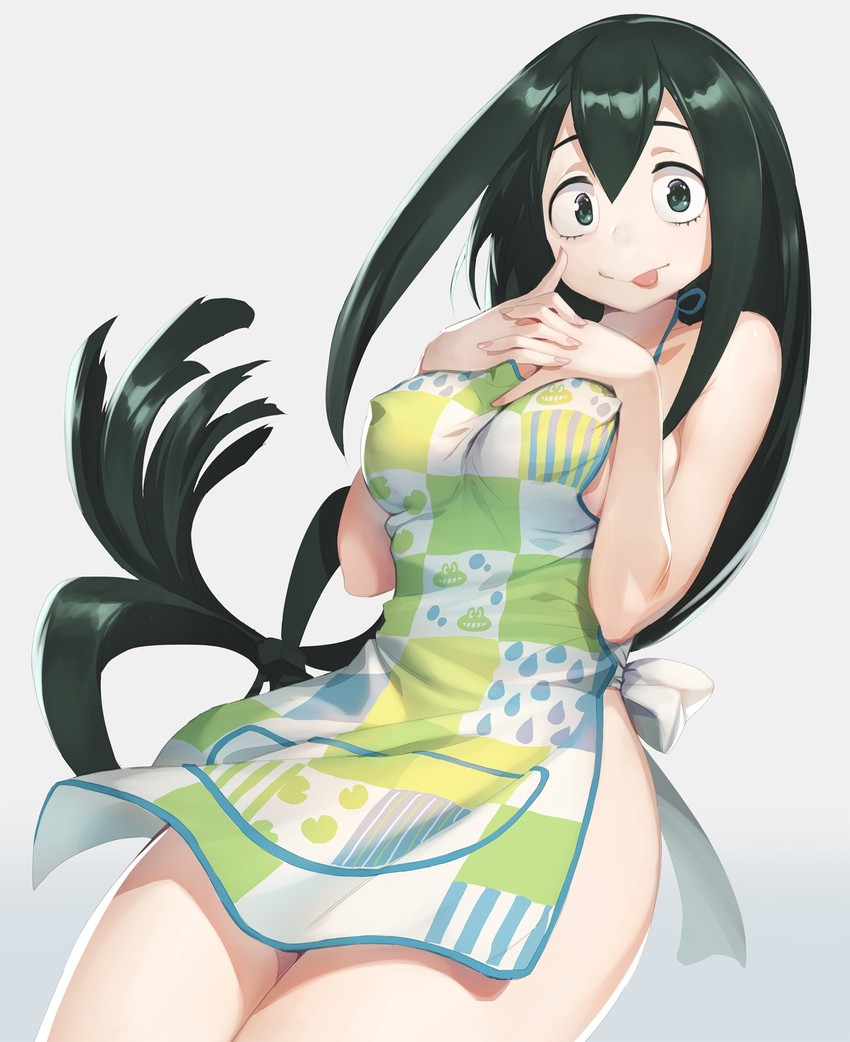 asui tsuyu (boku no hero academia) drawn by mhk_(mechamania)