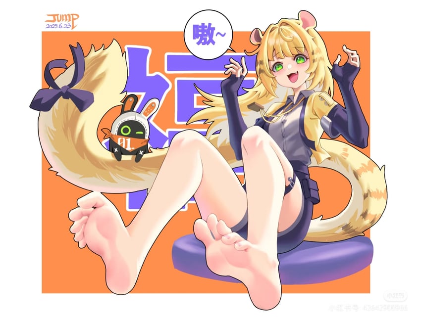 eous and ju fufu (zenless zone zero) drawn by huahuaren_jump
