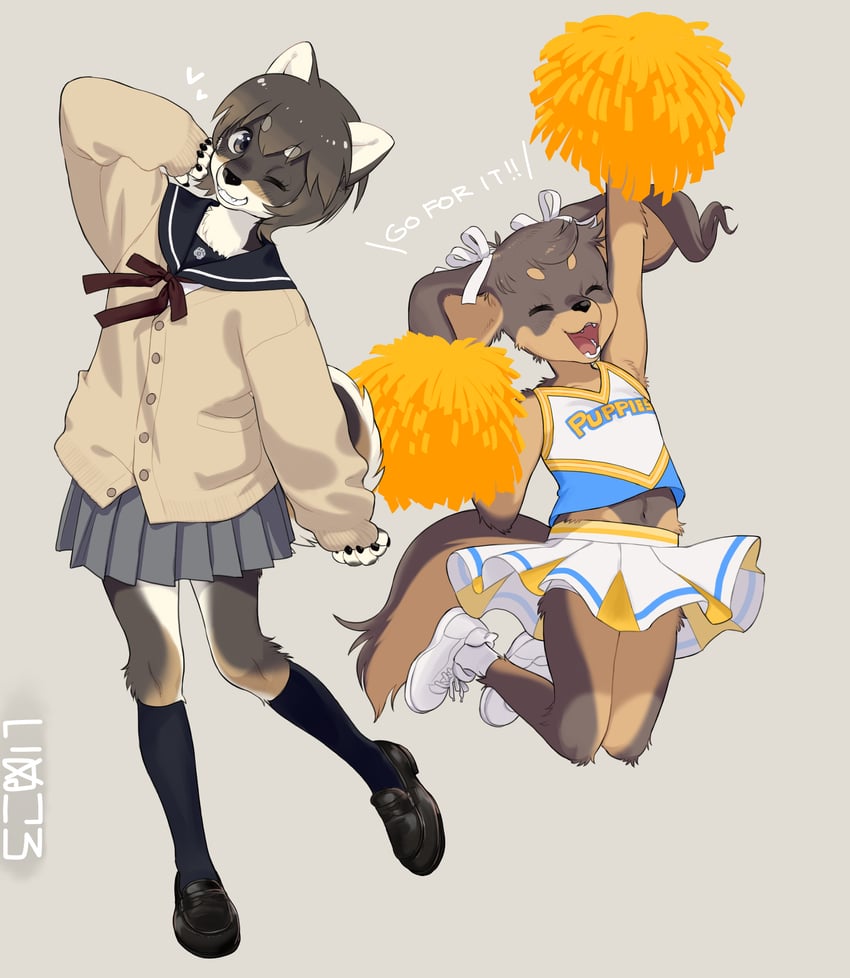 original and 1 more drawn by kikurage_(crayon_arts)