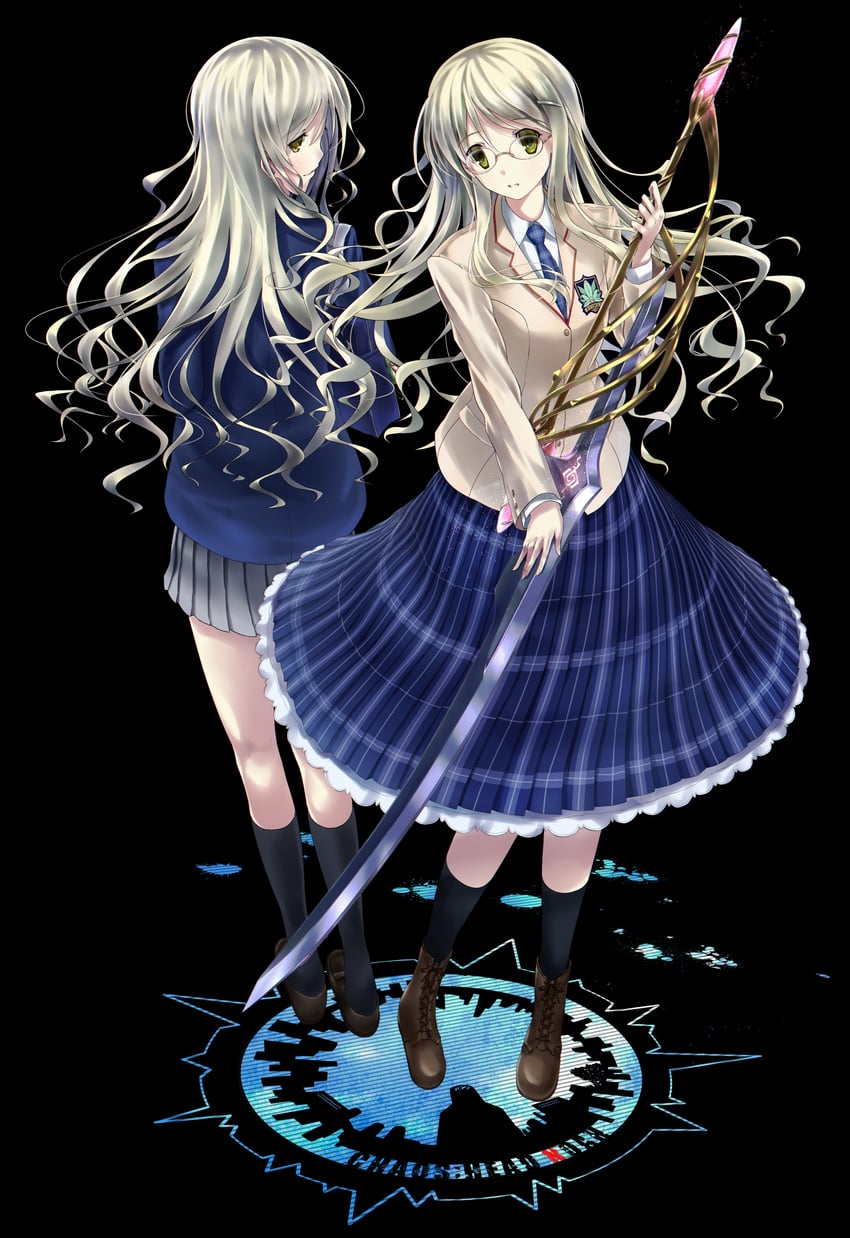 kusunoki yua and kusunoki mia (science adventure and 1 more) drawn by cry-planet