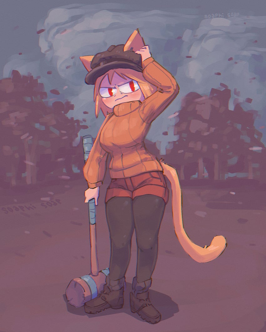 neco-arc (tsukihime) drawn by soaphisoap