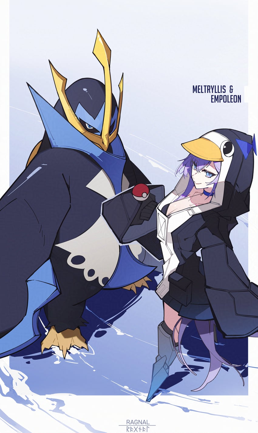 meltryllis and empoleon (fate and 2 more) drawn by priest77