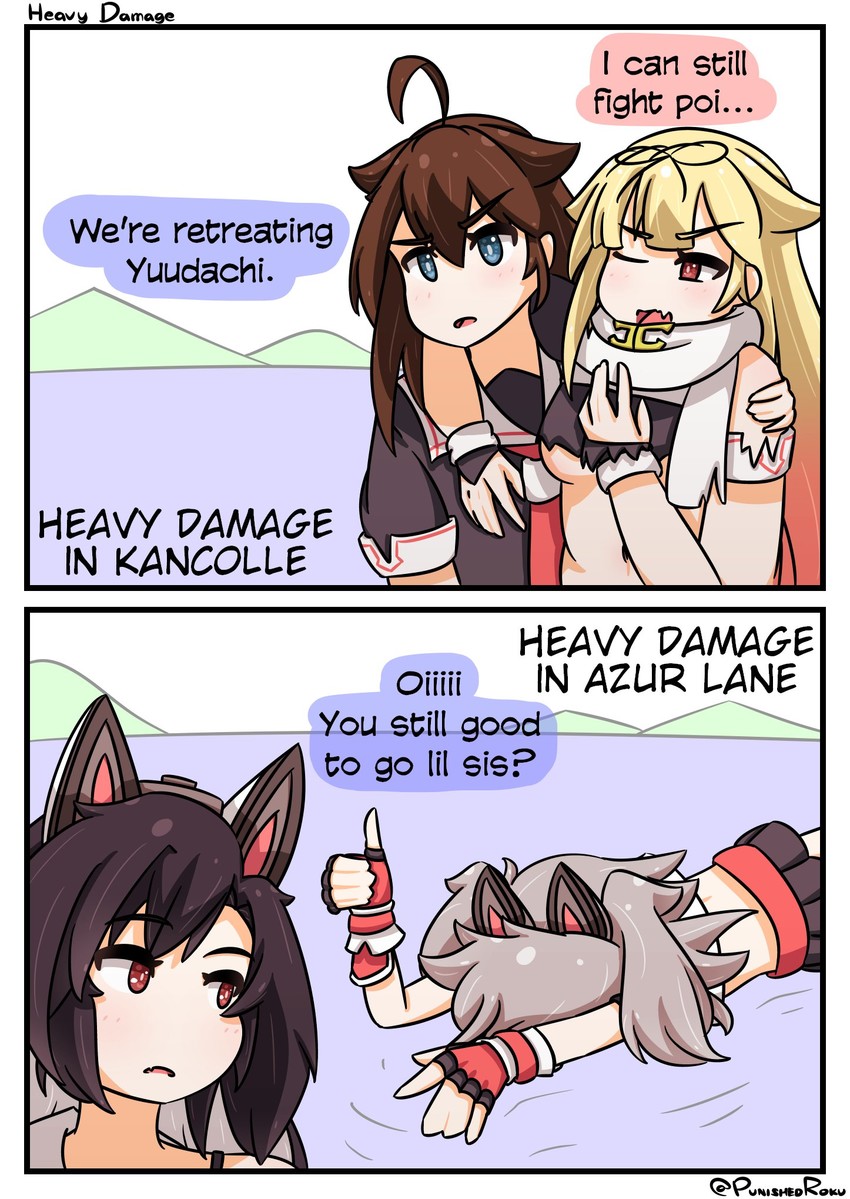 shigure kai ni, yuudachi kai ni, yuudachi, and shigure (kantai collection and 1 more) drawn by kurotategami