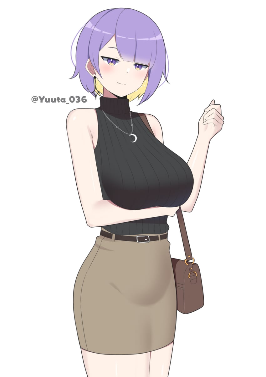 moona hoshinova (hololive and 1 more) drawn by yuuta_(yuuta0361)