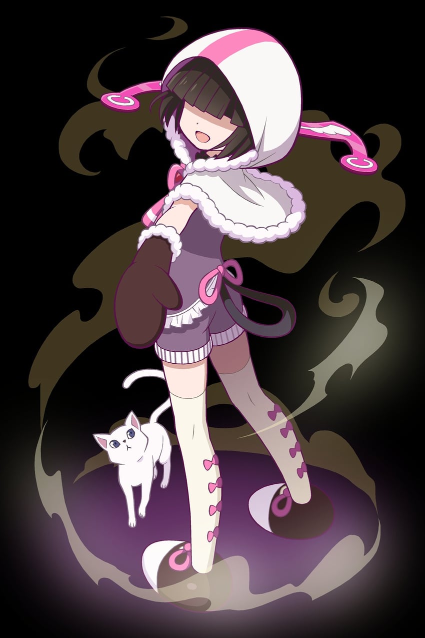 kuro (mahou shoujo madoka magica and 1 more) drawn by gecchu