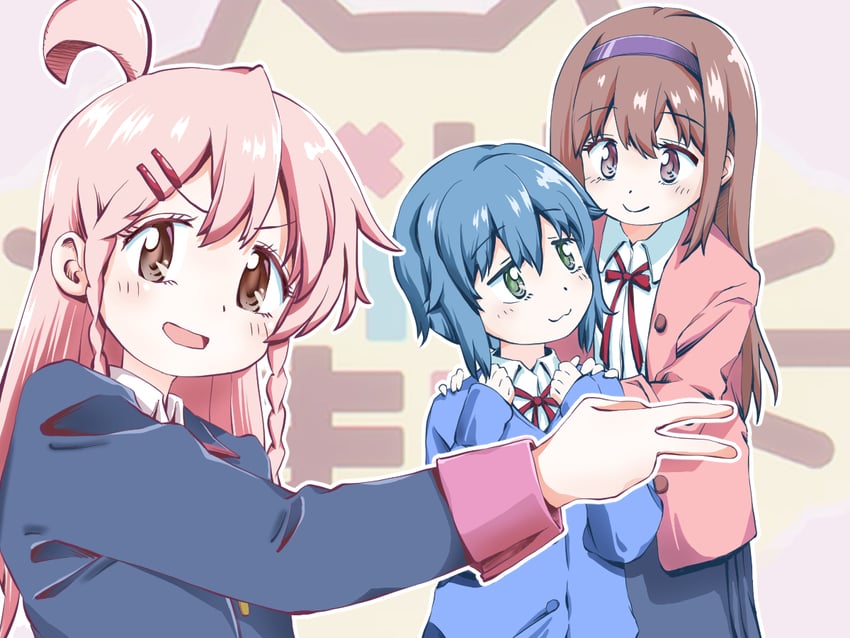 oyama mahiro, fujimi nemu, and fushimi nodoka (onii-chan wa oshimai!) drawn by sakura_planet