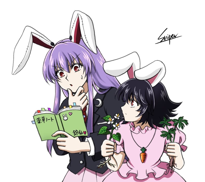 reisen udongein inaba and inaba tewi (touhou) drawn by sniper16783072