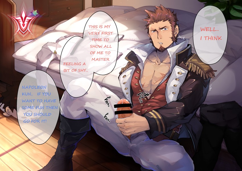 fujimaru ritsuka and napoleon bonaparte (fate and 1 more) drawn by masayoshi_togashi_(alu379)