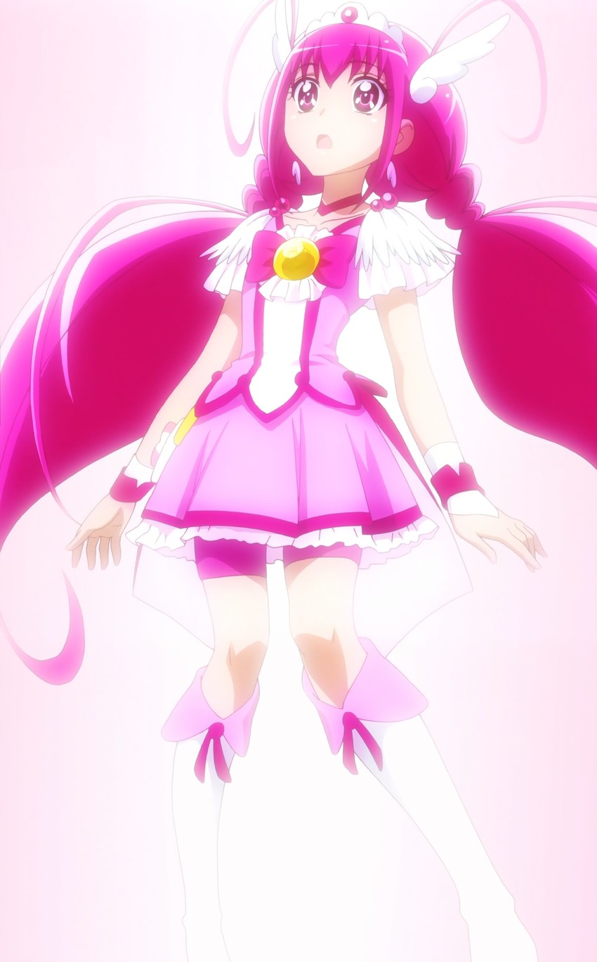 hoshizora miyuki and cure happy (precure and 1 more)