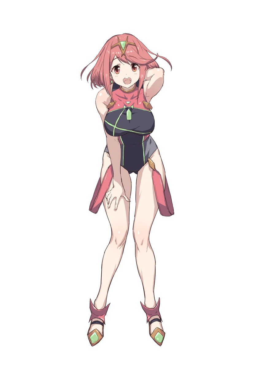 pyra (xenoblade chronicles and 1 more) drawn by green322