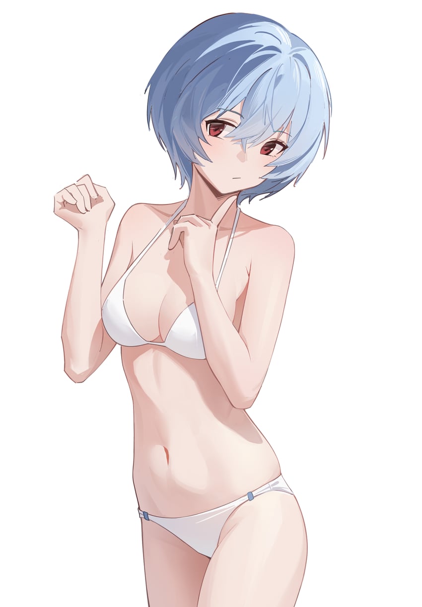 ayanami rei (neon genesis evangelion) drawn by ke'ai_qu_qu