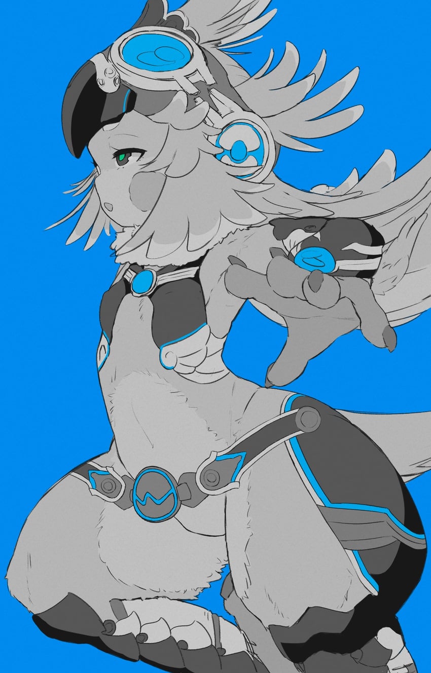 finch (xenoblade chronicles and 1 more) drawn by gyoen_(gyogyogyoen)