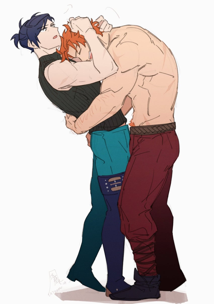 sylvain jose gautier and felix hugo fraldarius (fire emblem and 1 more) drawn by satodee