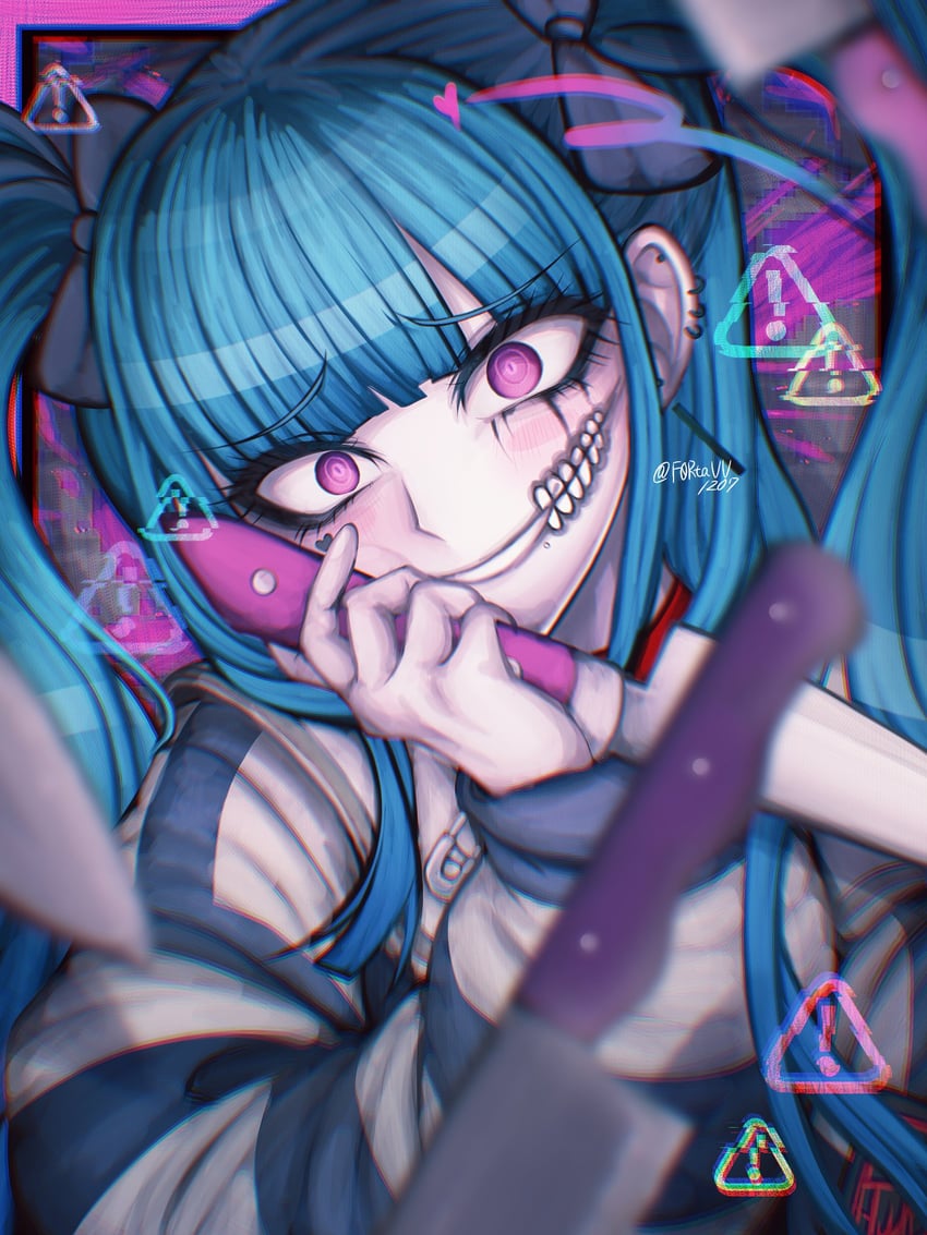 amemiya darumi (the hundred line -last defense academy-) drawn by f0rtavv12o7