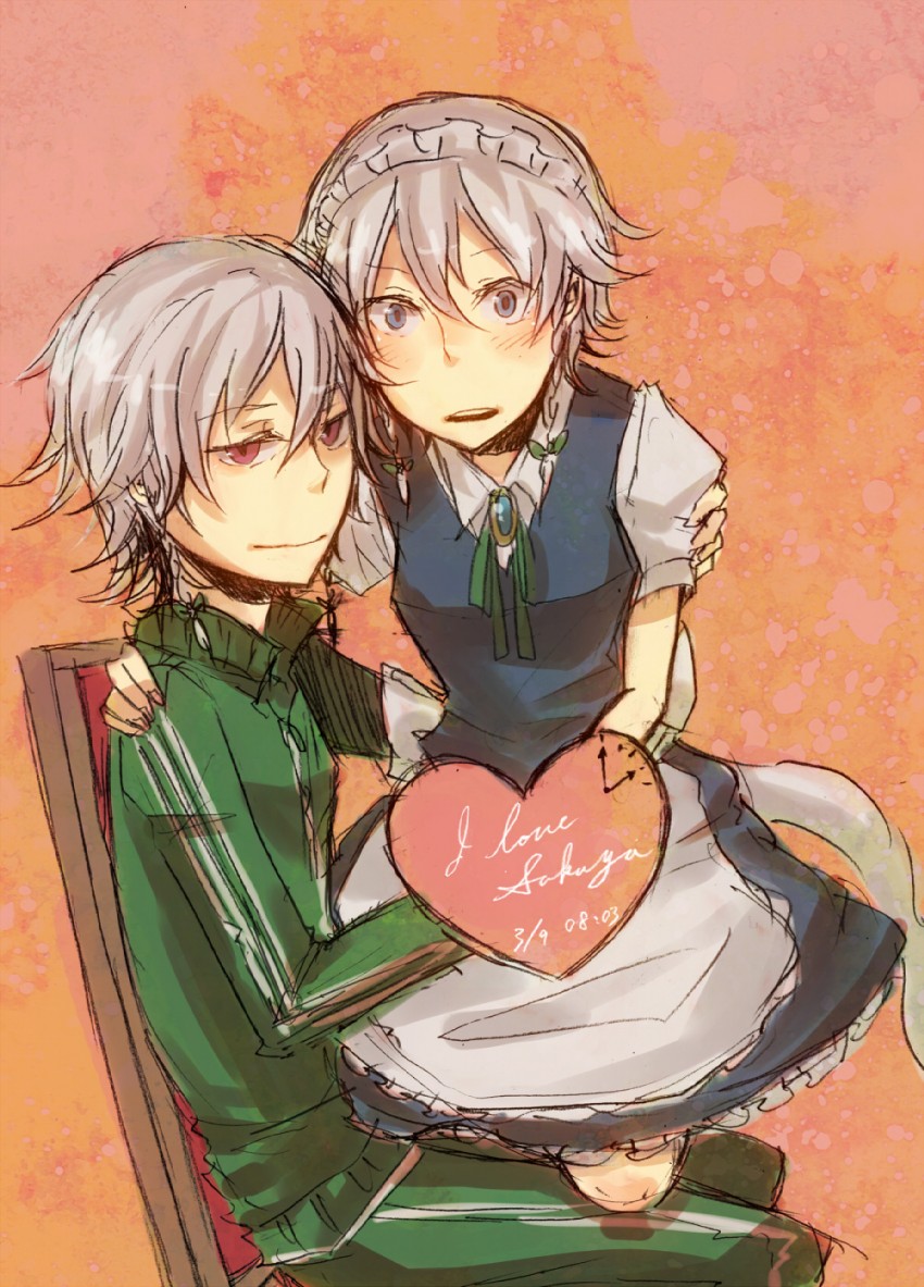 izayoi sakuya (touhou) drawn by daina_(encore62)