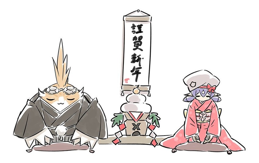 poppi, tora, and poppi alpha (xenoblade chronicles and 1 more) drawn by saitou_masatsugu