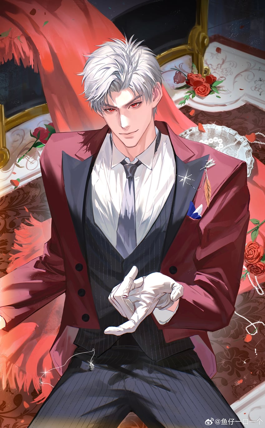 sylus (love and deepspace) drawn by yu_zi_yikou_yige
