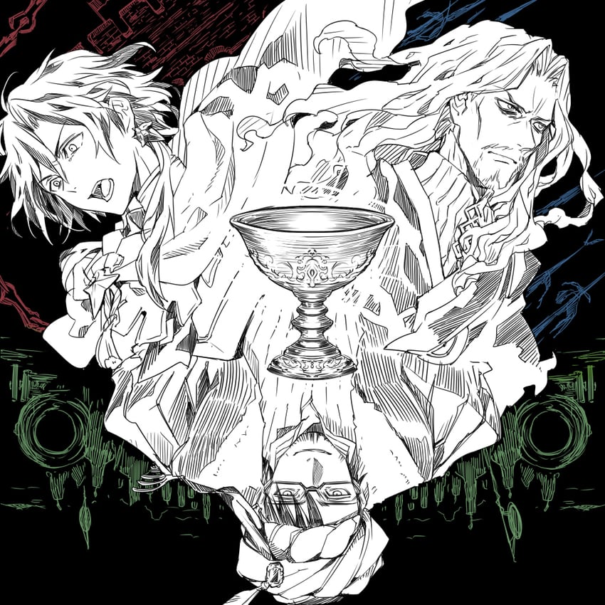 vlad iii, constantine xi, and mehmed ii (fate and 2 more) drawn by heki0529