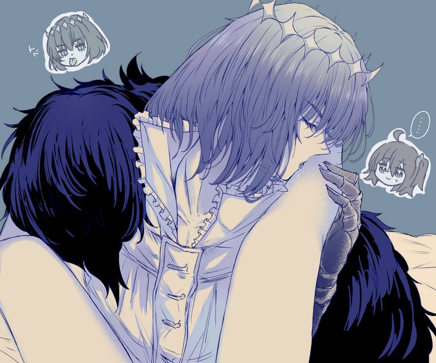 fujimaru ritsuka and oberon (fate and 1 more) drawn by tsu_bakimrro