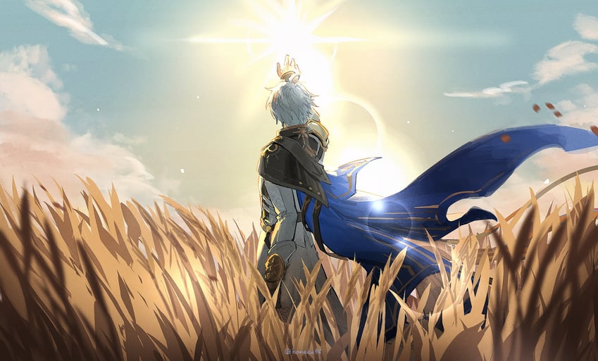 phainon (honkai and 1 more) drawn by akabane_yu