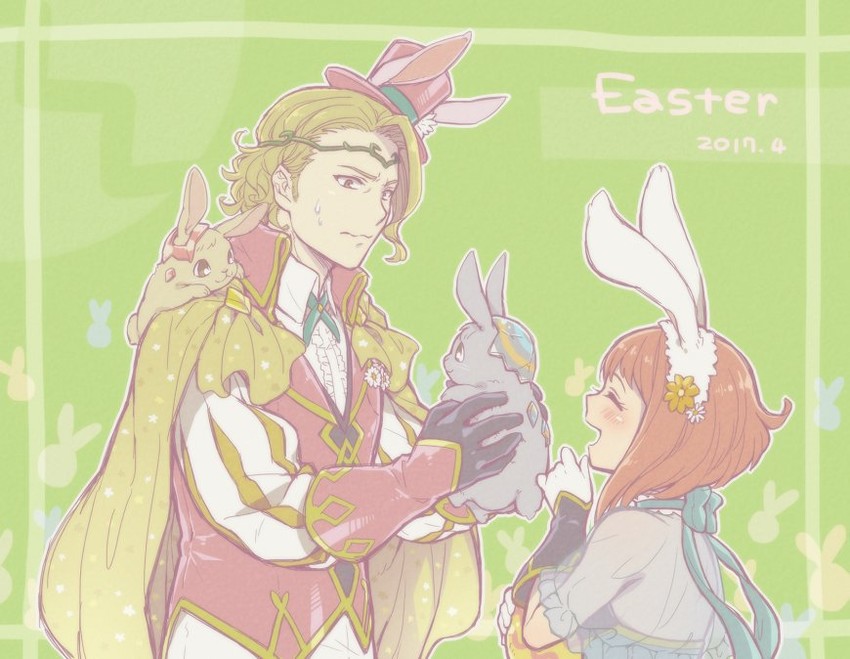 sakura and xander (fire emblem and 2 more) drawn by hiyori_(rindou66)