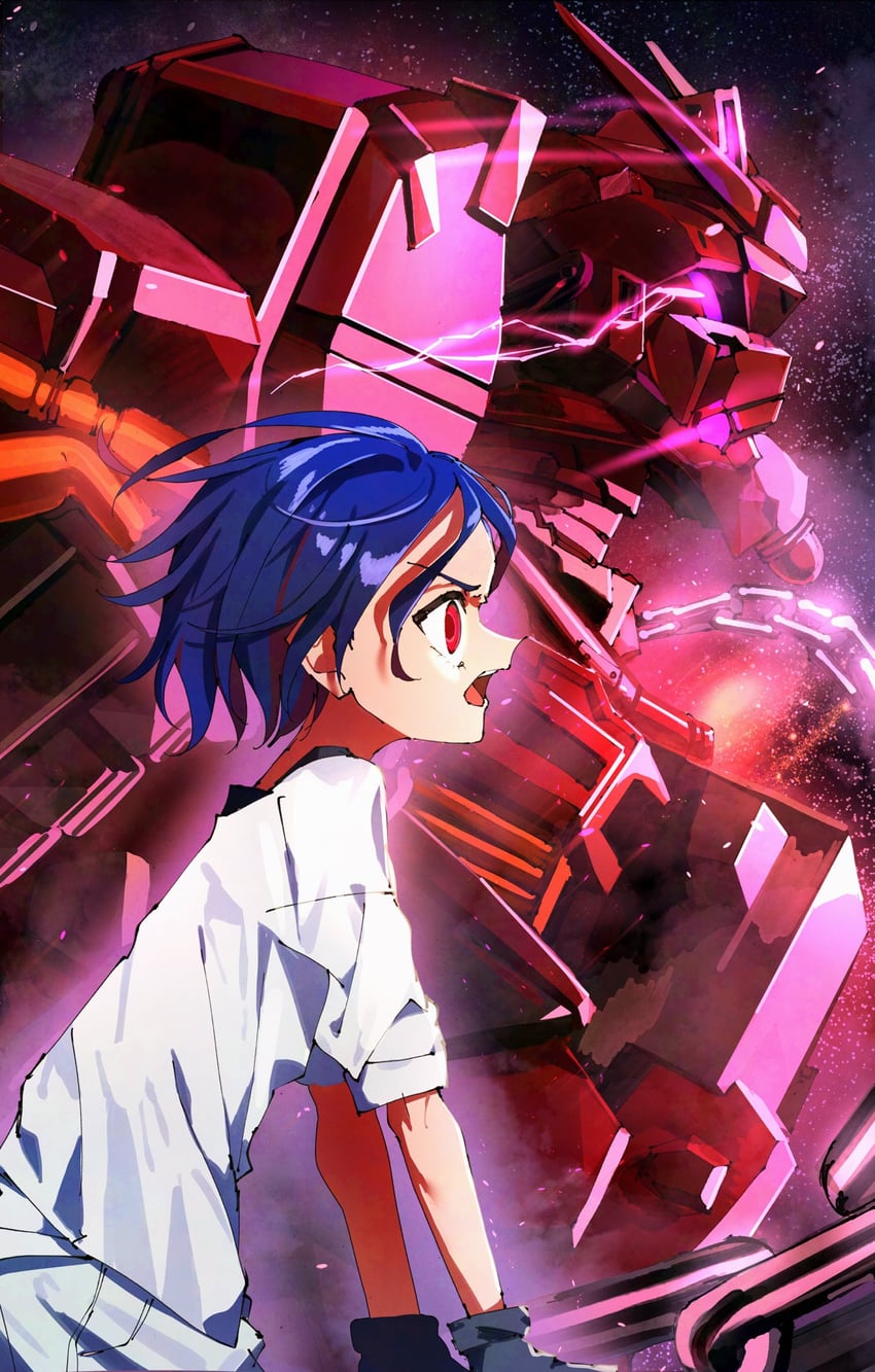 shuji ito and red gundam (gundam and 1 more) drawn by taigaai4649