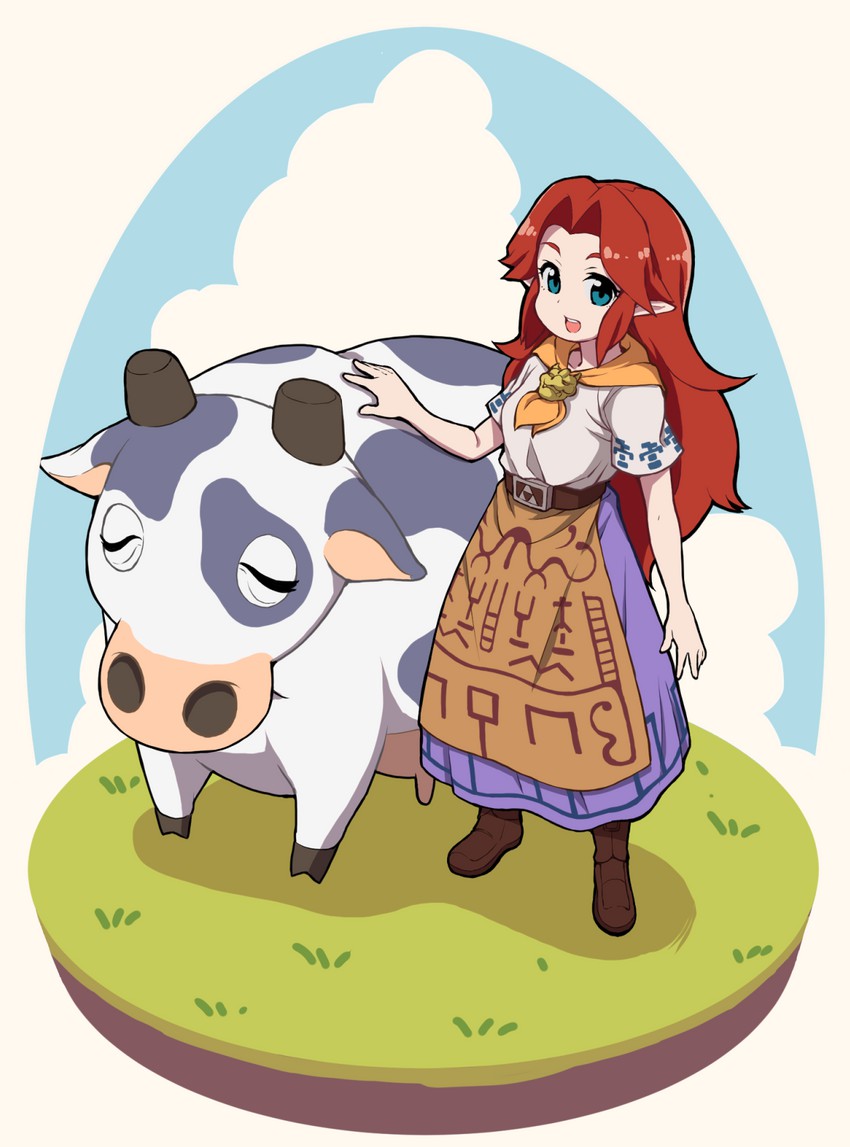 malon (the legend of zelda and 1 more) drawn by yokoyoko_(nazonazo)
