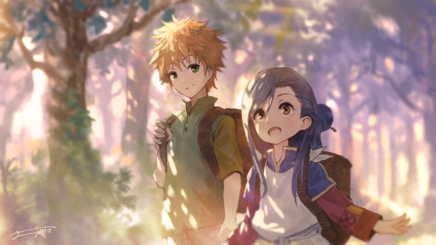 myne and lutz (honzuki no gekokujou) drawn by you_shimizu