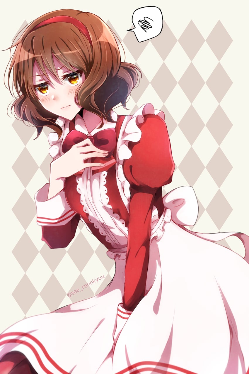 oumae kumiko (original and 1 more) drawn by sae_(renkyuuake)