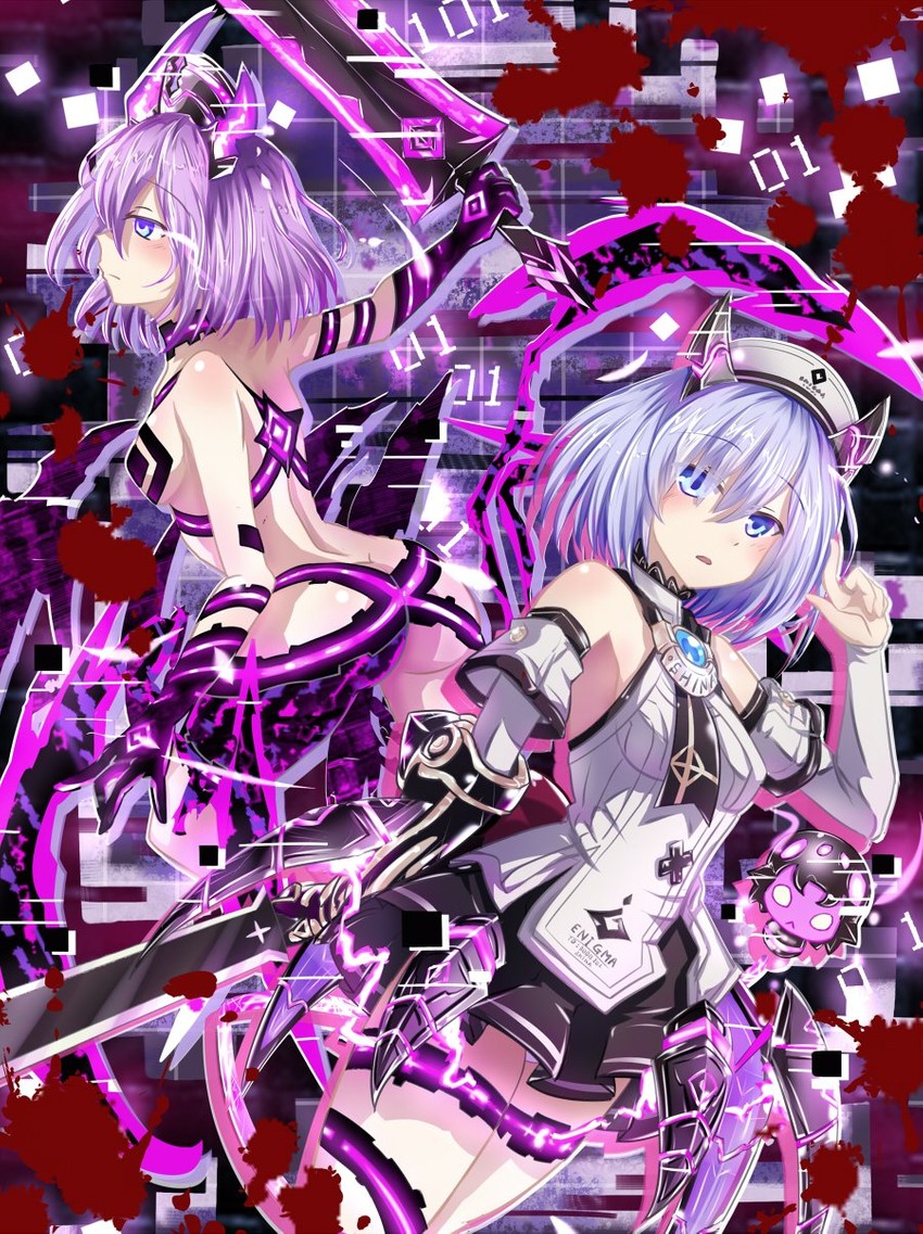 shina ninomiya (death end re;quest) drawn by kazuneko_(wktk1024)