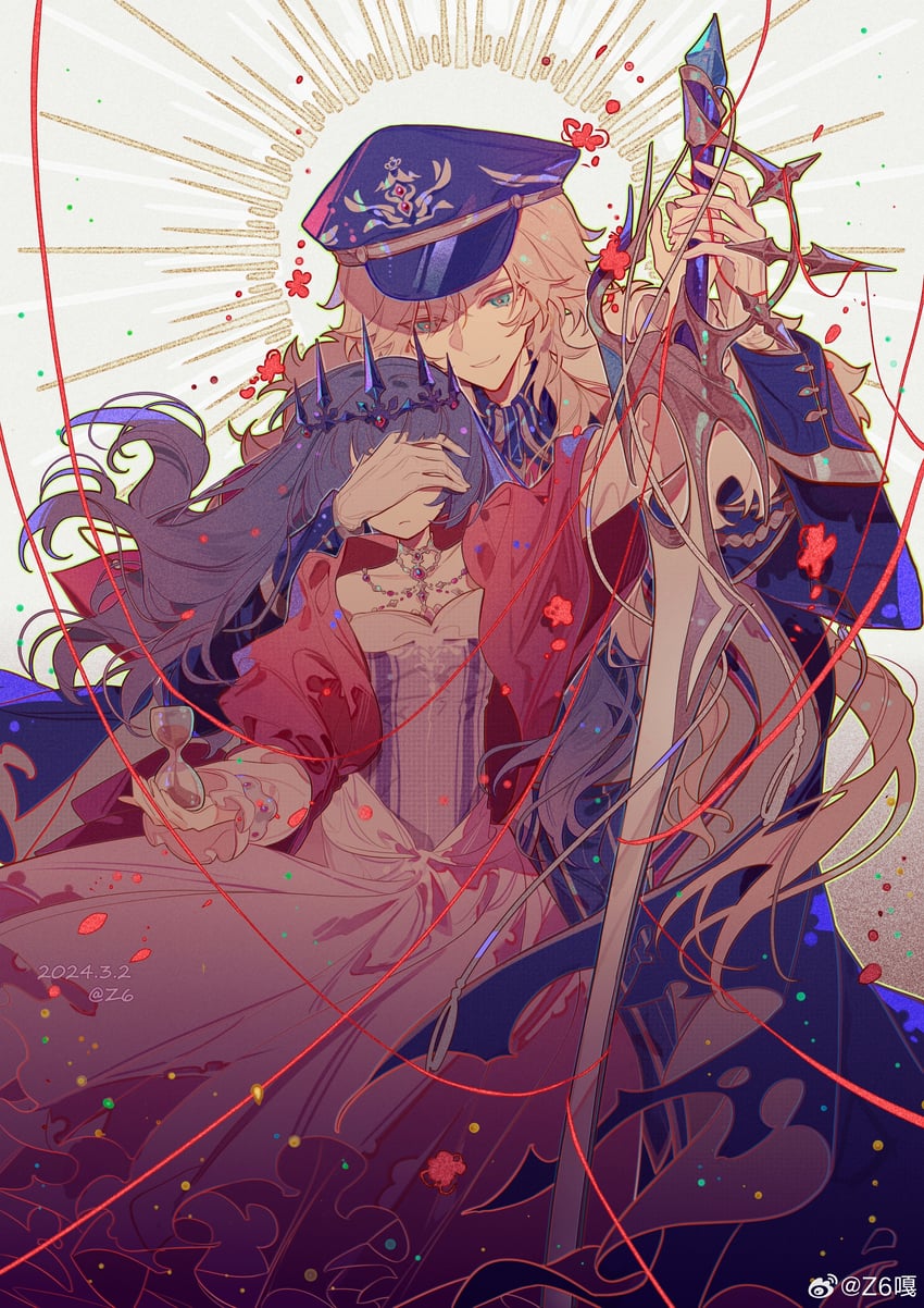lars rorschach and heroine (lovebrush chronicles) drawn by z6
