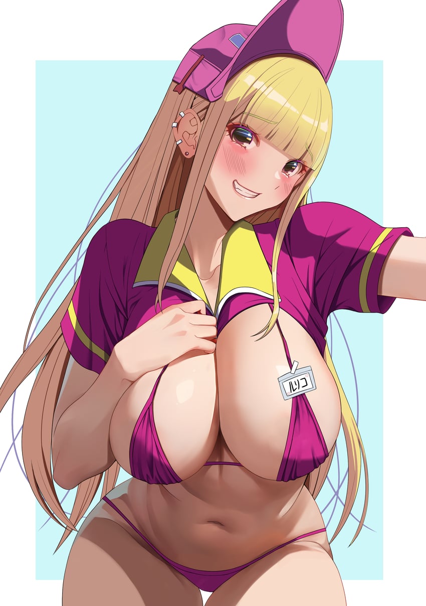 ruriko (ballpark de tsukamaete!) drawn by akihiro0920