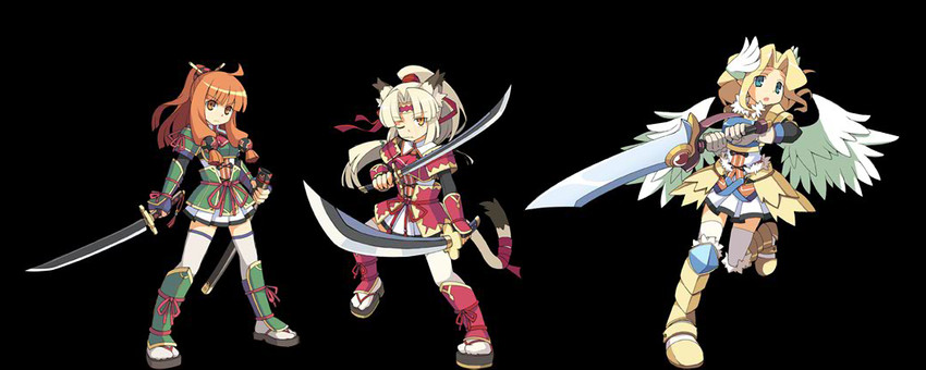 human, felpurr, and celestia (ken to mahou to gakuen mono and 1 more)
